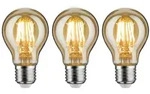 Paulmann Vintage Edition Bundle LED Birne E27 230V 3x680lm 3x6,5W 2500K Gold 5074