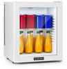 Klarstein Brooklyn 24 Mini-Kühlschrank Glastür LED Ablage Weiß