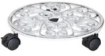 WAGNER Pflanzenroller ANTIK &Oslash; 29 x 6,5 cm, au&szlig;en & innen, Gusseisen, wei&szlig;,