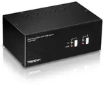 TRENDnet TK-240DP DisplayPort KVM Switch, 2-Port Dual Monitor