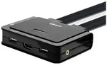 LINDY KVM-Umschalter HDMI Maus, Tastatur 4096 x 2160 Pixel
