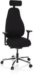 B&uuml;rostuhl / Drehstuhl RESISTIO Stoff schwarz hjh OFFICE