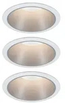 Paulmann LED Einbauleuchte 3-Step-Dim Cole Coin 3er-Set IP44 rund 88mm Coin 3x6W