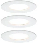 Paulmann LED Einbauleuchte 3-Step-Dim Nova Coin Basisset starr IP44 rund 78mm Coin