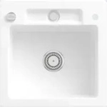 Villeroy & Boch Villeroy&Boch Sp&uuml;lbecken, K&uuml;chensp&uuml;le Siluet 50 S Wei&szlig; Alpin