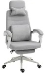 Vinsetto - B&uuml;rostuhl - B62 x T68 x H117-127 cm - grau