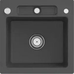 Villeroy & Boch Villeroy&Boch Sp&uuml;lbecken, K&uuml;chensp&uuml;le Siluet 50 S Graphite