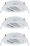 Paulmann Einbauleuchte Choose Basisset schwenkbar rund 84mm 50&deg; max. 3x10W 230V