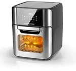 MAXXMEE GOURMETmaxx Hei&szlig;luft-Fritteuse Digital 12l - 1800 Watt - Edelstahl/schwarz