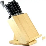 CS KOCHSYSTEME, PREMIUM Ipad rotierendes Messerblock-Set 3CR13 8-teilig im