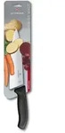 Victorinox Tranchiermesser Swiss Classic 20cm, extra breit, schwarz, auf Blister