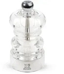 PEUGEOT Salzm&uuml;hle NANCY 9cm Acryl Transparent Stahlmahlwerk Gew&uuml;rzm&uuml;hle