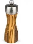 PEUGEOT Salzm&uuml;hle FIDJI 15cm Edelstahl Olivenholz Stahlmahlwerk Gew&uuml;rzm&uuml;hle