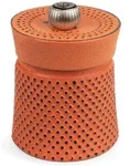 PEUGEOT Pfefferm&uuml;hle BALI FONTE 8cm Gusseisen Orange Stahlmahlwerk
