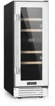 Klarstein Vinovilla 17 Built-In Duo Zweizonen-Weink&uuml;hlschrank 53l 17 Fl....