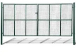 vidaXL Gartentor Zauntor Gitterzaun Tor : Gr&ouml;&szlig;e - 415 x 250 cm