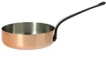 de buyer gerade sauteuse/schmorpfanne gussgriff &oslash;24cm 1 st&uuml;ck