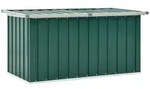 vidaXL Garten-Aufbewahrungsbox Gr&uuml;n 129 x 67 x 65 cm