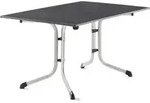 SIEGER 3170- 3170-50 Bouelvard-Klapptisch vivodur, 140x90 cm graphit