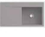 Villeroy & Boch Villeroy&Boch Sp&uuml;lbecken mit Abtropffl&auml;che links, Subway Style 50