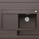 BLANCO GmbH + Co KG BLANCO ZENAR 5 S-F Einbausp&uuml;le SILGRANIT cafe ab 50 cm Excenter