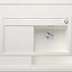 BLANCO GmbH + Co KG BLANCO ZENAR 5 S Einbausp&uuml;le SILGRANIT wei&szlig; ab 50 cm Excenter