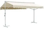 vidaXL Freistehende Markise 500x300 cm Creme