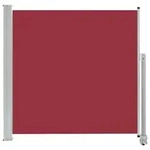 vidaXL Ausziehbare Seitenmarkise 160x300 cm Rot