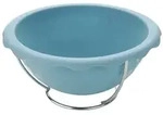 Fackelmann Zenker Backform Halbkugel, Halbkugelform, Silikon, Ice Blue, 18 cm, 43937