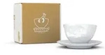 Fiftyeight Products Tasse Lecker wei&szlig; - 200 ml - FIFTYEIGHT Kaffeetasse - Dekor