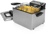 Princess 185000 Fritteuse 5L 3270W Edelstahl inkl. 3 K&ouml;rbe