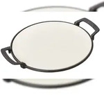 Enders SWITCH GRID Pizzastein, Halter aus Gusseisen, f&uuml;r Gasgrill mit Rost-in-Rost