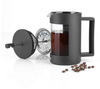 N8WERK Kaffeebereiter Edelstahl Coffee-Press-System - 800 ml - Midnight Edition