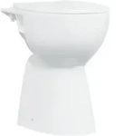 vidaXL Randloses WC 7 cm Extra H&ouml;he Soft-Close Keramik Wei&szlig;