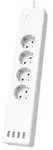 Hama 176574 Hama WLAN-Steckdosenleiste 4-fach, ohne Hub, 4-fach USB
