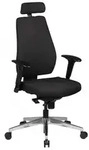 FineBuy B&uuml;rostuhl 141 x 60 x 60 cm Schwarz