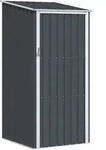 vidaXL Ger&auml;tehaus Anthrazit 87x98x159 cm Verzinkter Stahl