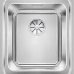 BLANCO GmbH + Co KG BLANCO SOLIS 340-U Sp&uuml;le, Edelstahl, Unterbau ab 40 cm, ohne