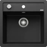 BLANCO GmbH + Co KG BLANCO DALAGO 5-F Einbausp&uuml;le SILGRANIT schwarz ab 50 cm