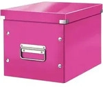 LEITZ Click & Store Aufbewahrungs- und Transportbox Cube 6109, mittel, pink