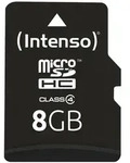 Intenso 8GB microSDHC Class 4 + SD-Adapter