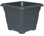 Geli Nora Pflanzk&uuml;bel 40cm Anthrazit &ndash; Quadratisch 22.5L