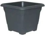 Geli Nora Pflanzgef&auml;&szlig; 33cm Anthrazit &ndash; Quadratisch 13L