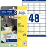 Avery Zweckform Adress-Etiketten permanent, wei&szlig;, 45,7 x 21,2 mm, ultragrip,