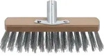 TRIZERATOP Drahtbesen, Strassenbesen mit Stielhalter 30cm, Stahldrahtbesen
