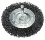 Scheibenb&uuml;rste, gewellt, 75 mm, 0,2 mm, 10 mm, 4500 U/min