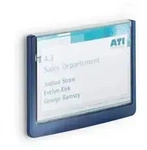 Durable T&uuml;rschild 149x105,5mm d.bl CLICK SIGN transparente Front
