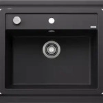 BLANCO GmbH + Co KG BLANCO DALAGO 6-F Sp&uuml;le 525875 black, fl&auml;chenb&uuml;ndig ab 60cm