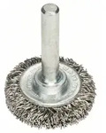 Scheibenb&uuml;rste, gewellt, rostfrei, 30 mm, 0,3 mm, 6 mm, 4500 U/ min