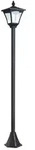 Outsunny - Solar Gartenlaterne - L15 x B15 x H120cm - schwarz